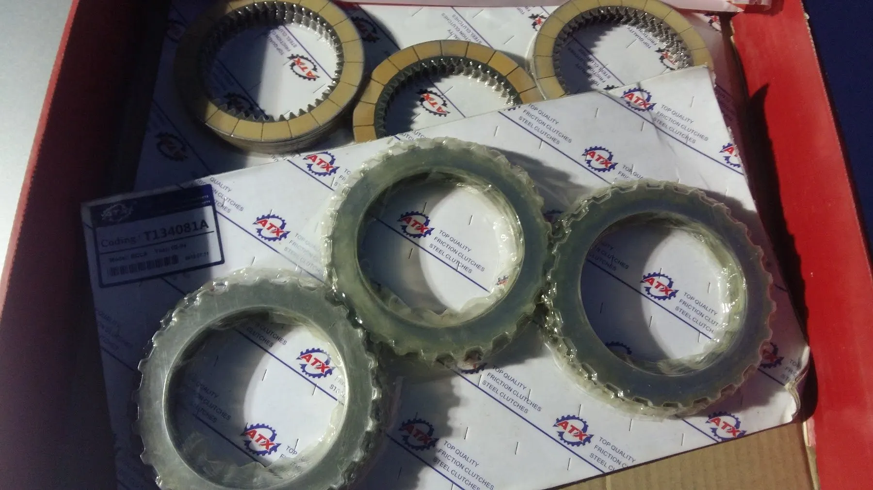 New friction plates for an automatic gearbox rebuild